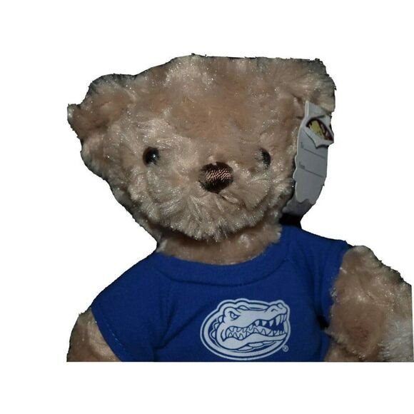 Florida Gators Coolectible Bear Tshirt UF Teddy Bear Stuffed Animal NWT 11" - Picture 1 of 4